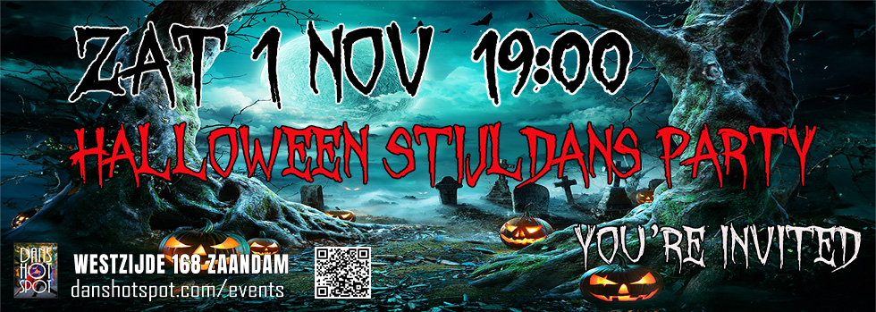 Halloween stijldansparty